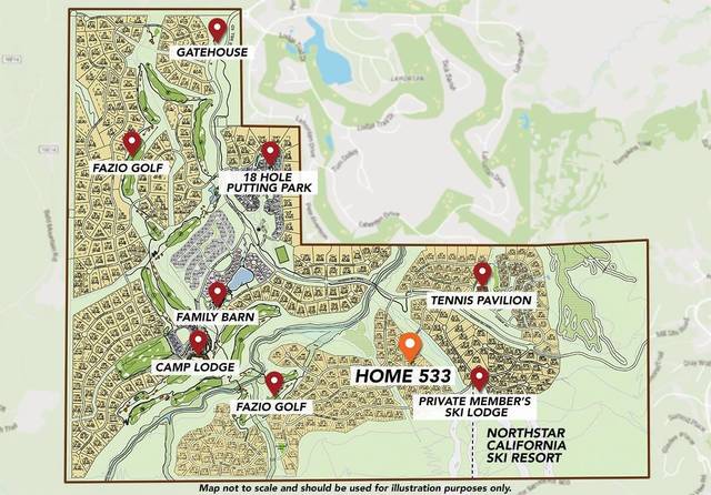 Map of Martis Camp amenities