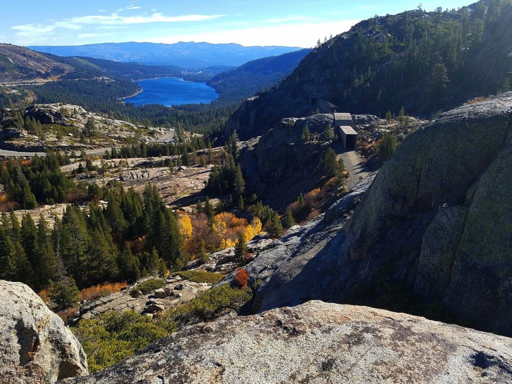 view of donner lake
